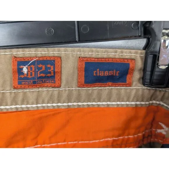 Rock Revival Classic Cargo Shorts Brown Men's Size 38